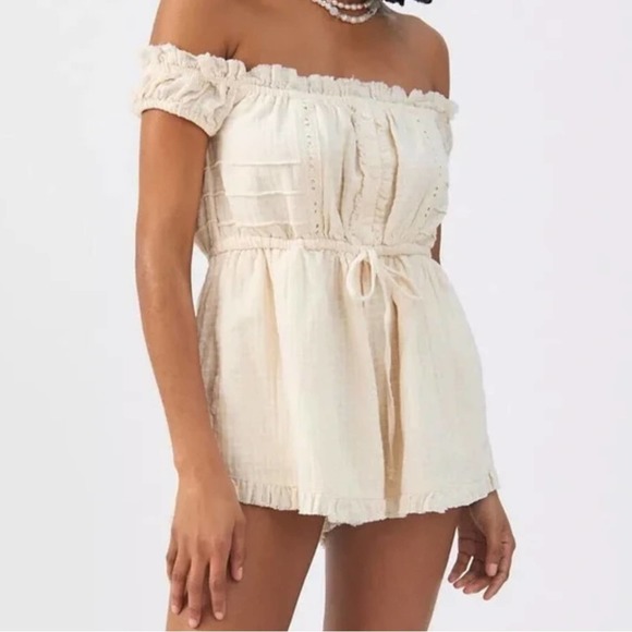 Urban Outfitters Pants - Urban Outfitters NWT Cream Romper